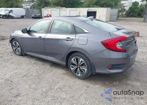 2017 Honda Civic Ex-T from USA, damaged, VIN 19XFC1F36HE210159